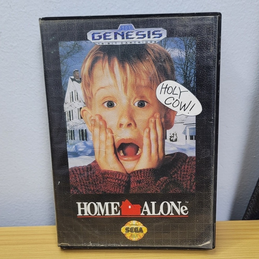 Home‎ Alone (Sega Genesis, 1992) Box and Game No Manual Tested Working